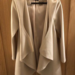 Rosa Lulu lined blush colored hooded jacket